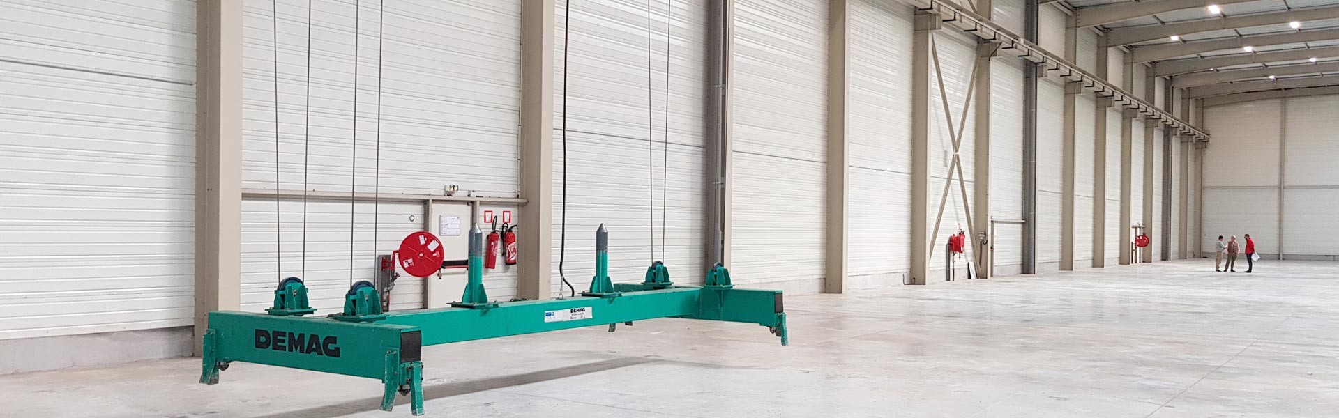 Votre entrepôt bien éclairé